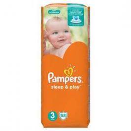 Pampers Sleep&Play , 3 midi 5-9kg, 58 ks