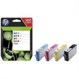 HP 364 - multipack(černá, purpurová, azurová, žlutá) (N9J73AE)
