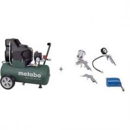Set - kompresor Metabo Basic 250-24 OF + příslušenství LPZ 4