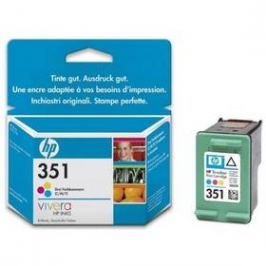 HP No. 351, 3,5 ml - originální (CB337EE) červená/modrá/žlutá