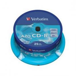 Verbatim CD-R 700MB/80min. 48x, Crystal, 25cake (43352)