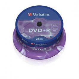 Verbatim DVD+R 4,7GB, 16x, 25cake (43500)
