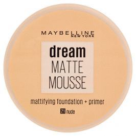 Maybelline NY Dream Matte Mousse, make-up v lehké pěně 21 Nude