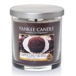 Yankee Candle Décor malý vonná svíčka Cappuccino Truffle, 198 g
