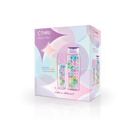 C-Thru Tender Love - deodorant s rozprašovačem + sprchový gel 75 ml + 250 ml