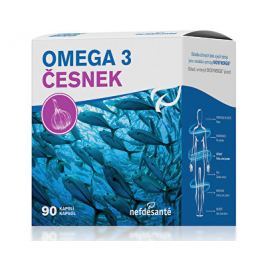 Omega 3 česnek 90 kapslí