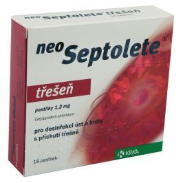 NEOSEPTOLETE TŘEŠEŇ 1,2MG PAS 18