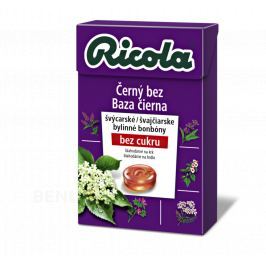 RICOLA Černý Bez bez cukru 40g