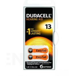 Baterie do naslouch.Duracell DA13 Easy Tab 6ks