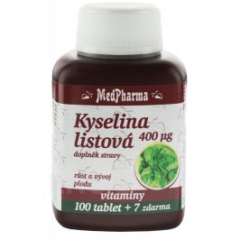 MedPharma Kyselina listová 400mcg tbl.107