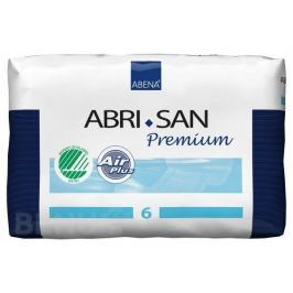 PLENY ABSORPČNÍ ABRI SAN PLUS 6 (AIR PLUS) 1400ML,PRODYŠNÉ,34KS