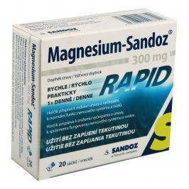 Magnesium Sandoz 300mg RAPID por.gra.sus.20x300mg