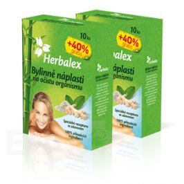 Herbalex bylin. detoxik. náplasti 10ks +40% gratis