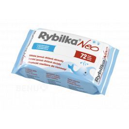 Rybilka Neo s panthenolem děts.jem.vlh.ubrous.72ks