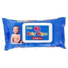 Ubrousky dětské hyg.Baby Wipes Aloe V.80ks s distr