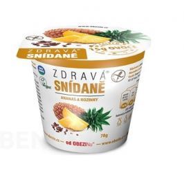 Zdravá snídaně od Obezinu ananas a rozinky 78g