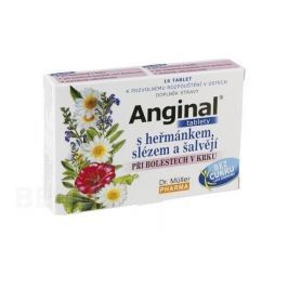 Anginal tablety s heřmánkem+slézem tbl.16
