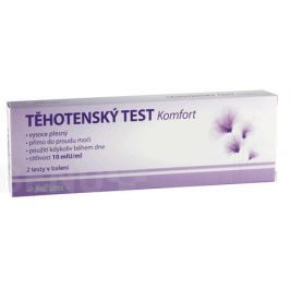 MedPharma Těhotenský test Komfort 10mlU/ml 2ks
