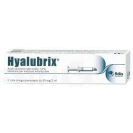 ROZTOK VISKOELASTICKÝ HYALUBRIX INJEKCE 1X2ML/30MG,HRAZENY 3 APLIKACE DO 1 KLOUBU/