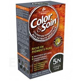 Barva Color&Soin 5N - světle hnědá 135ml