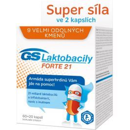 GS Laktobacily Forte21 cps.60+20 2017
