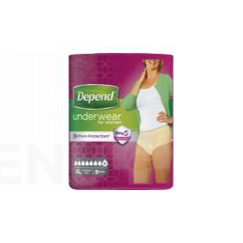 KALHOTKY ABSORPČNÍ NAVLÉKACÍ PRO ŽENY DEPEND SUPER EXTRA LARGE 1360ML,OBVOD BOKŮ 120-150CM,(1979),9K