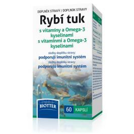 Rybí tuk s vitamíny a Omega-3 kyselinami cps.60