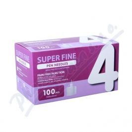 JEHLY PRO INZULÍNOVÁ PERA SUPER FINE,4MM 33G,100KS