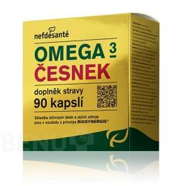 Nefdesanté Omega 3 česnek cps.90